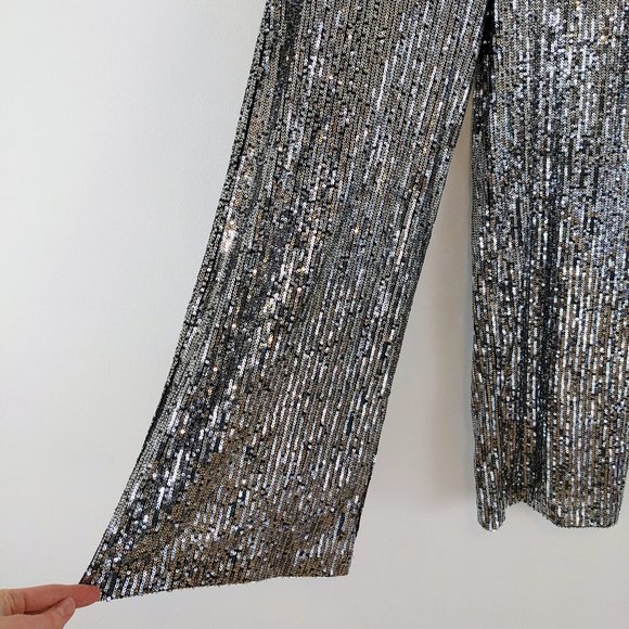 Code x Mode Sequin Pants Wide Leg - Picture 3 of 9